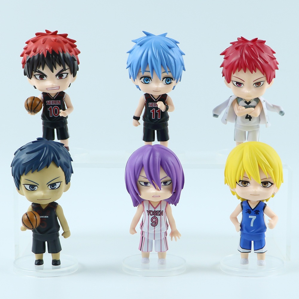 โมเดล Kuroko no Basket PVC Action Figure Haikyuu!! Taiga Kagami, Taiga Kise, Hinata Shoyo, Kageyama Tobio ตุ๊กตา ของขวัญวันเกิด ของเล่น