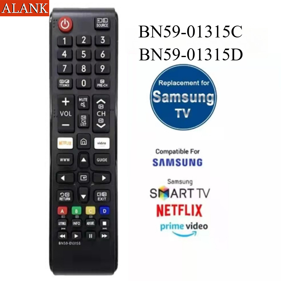 ALANK ออกใบกำกับภาษีได้ SAMSUNG รีโมท Original Smart TV Standard BN59-01315C  แท้100% ใช้แทนได้ทุกรุ่น BN59-01315J 01315D