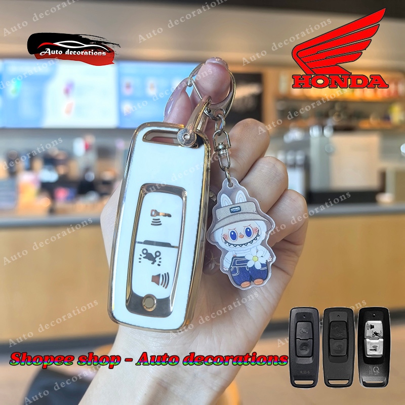 สําหรับHonda PCX160 22-24 คลิก 160giornoตะกั่ว 125 คลิก 125iตะกั่ว 2022 กรณีกุญแจรถLBBพวงกุญแจHondaฝาครอบ