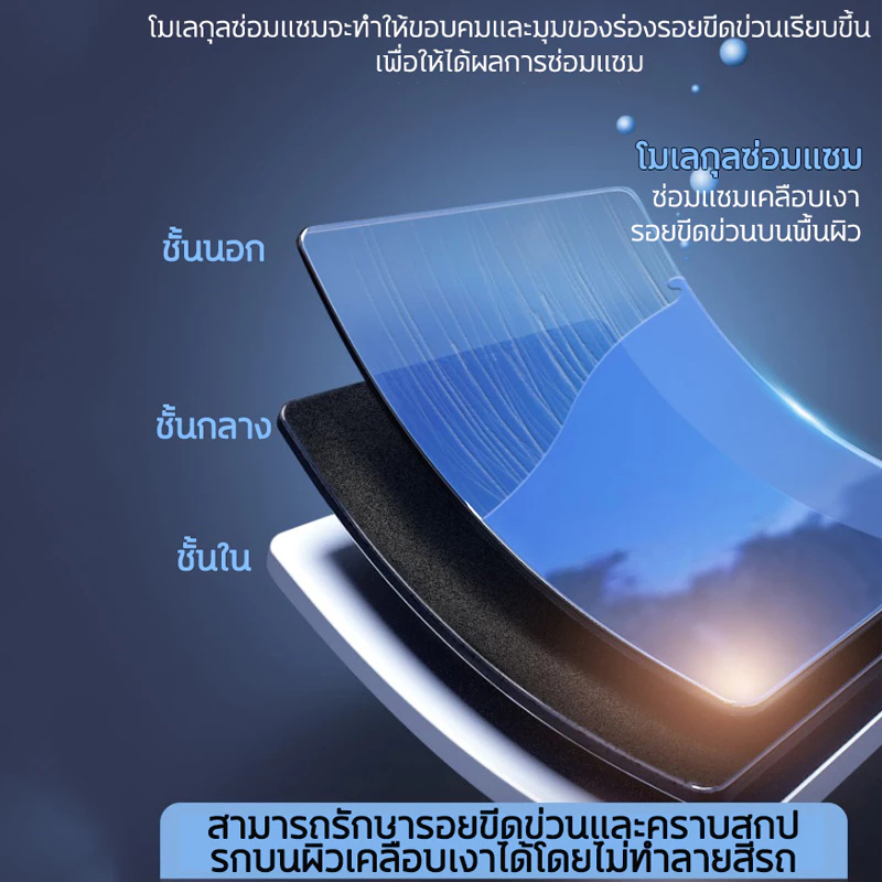 🚗เหมาะกับรอยขีดข่วนตื้นทุกรูปแบบ🚗ครีมลบรอยรถ น้ำยาลบรอยรถยนต์ น้ำยาลบรถ น้ำยาขีดข่วน ขีดข่วน รถ ซ่อมแซมได้เป็นอย่างดี100% thumbnail 9