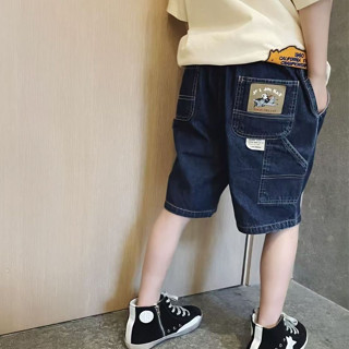 【ส่งจากกรุงเทพ】กางเกงขาสั้นเดนิมเด็ก✨ ผ้าลมโชยป้องกันยุง