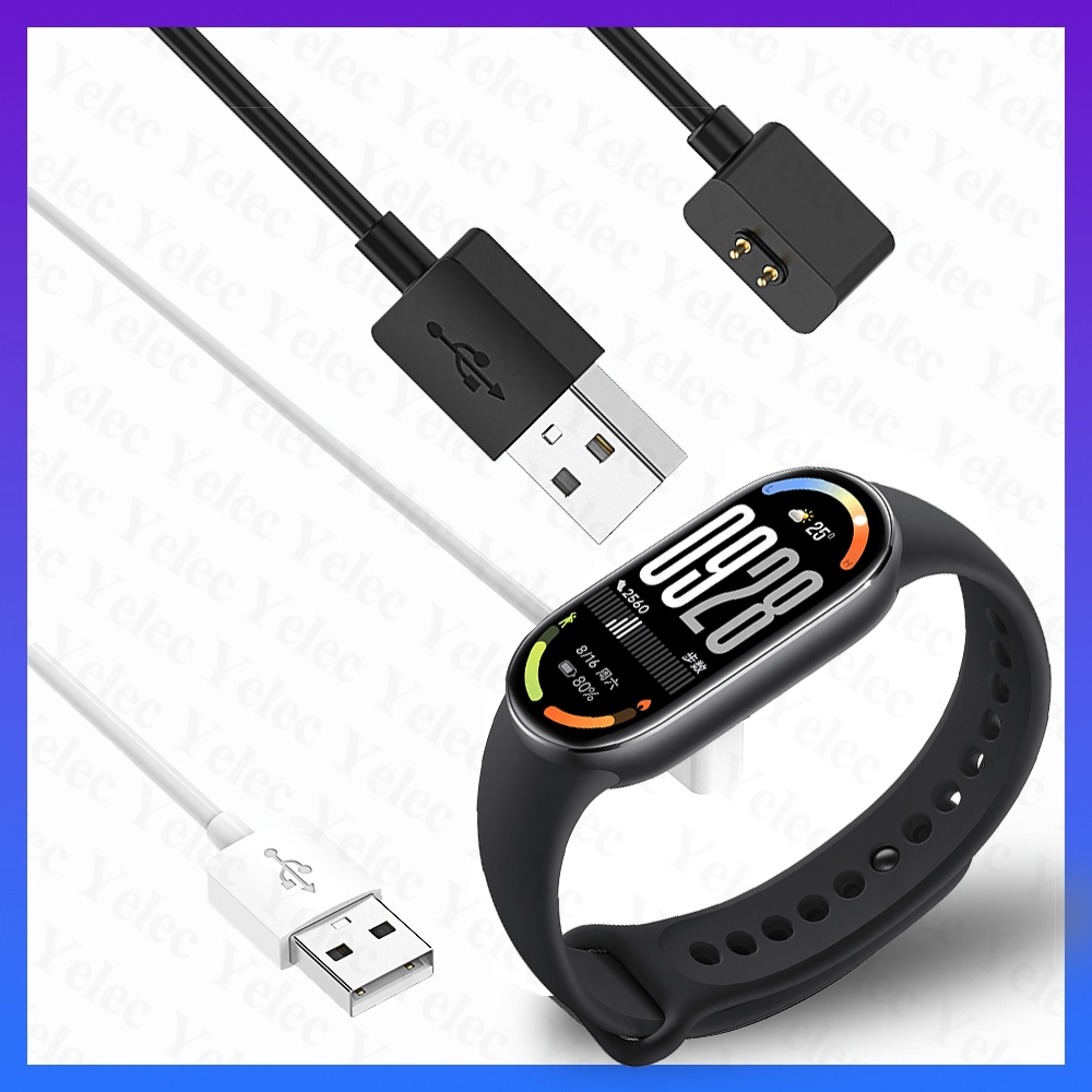 สายชาร์จสําหรับ Xiaomi Smart Band 10/9 Pro/9 Active/9/8 Pro/8 Active/8, 60 ซม. สายชาร์จ
