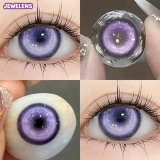 Jewelens คอสเพลย์คอนแทคเลนส์สีฮาโลวีนอะนิเมะ Softlens Koi สีม่วงนักเรียน