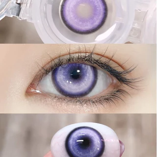 Jewelens คอสเพลย์คอนแทคเลนส์สีฮาโลวีนอะนิเมะ Softlens Koi สีม่วงนักเรียน
