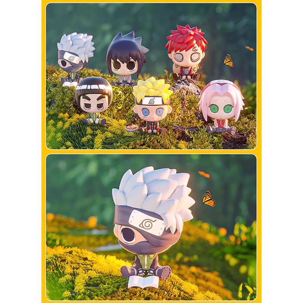 Naruto Shippuden Zuozuo Series กล่องตาบอดของเล่นคอลเลกชัน Sasuke Kakashi Gaara