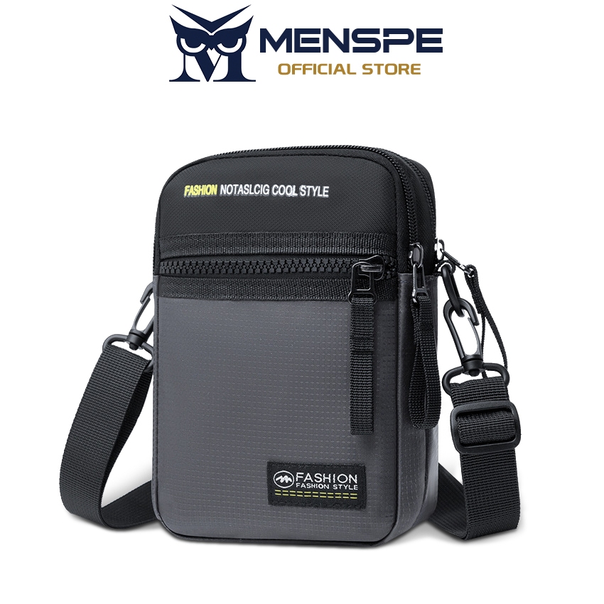 MENSPE Mini Shoulder Messenger Bag แฟชั่นเทรนด์ ใส่โทรศัพท์ จุใหญ่ ธุรกิจ