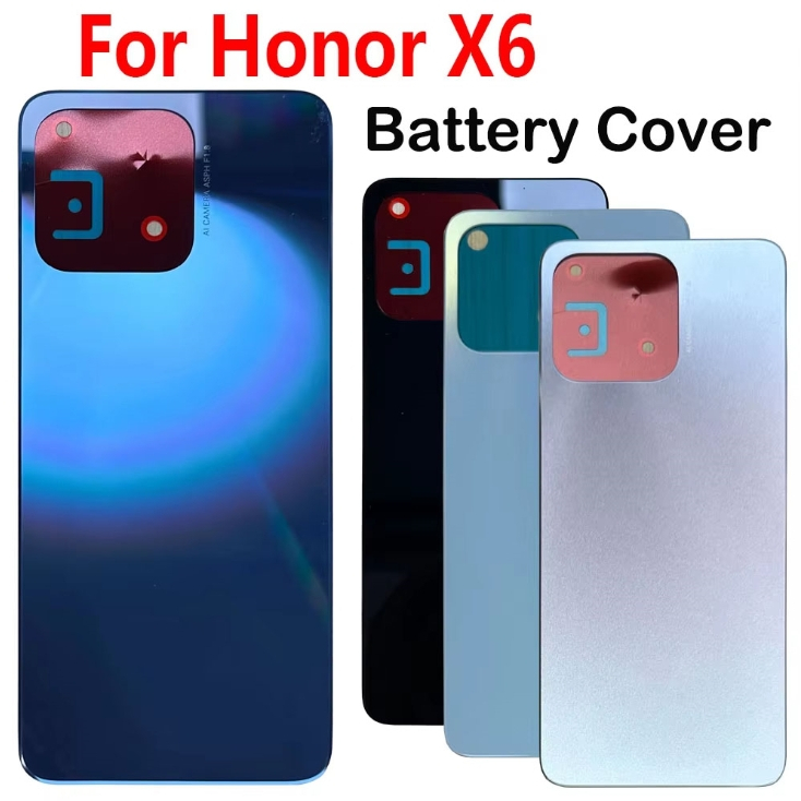 ฝาหลังแบตเตอรี่สําหรับ Honor X6 VNE-LX1 VNE-LX2 VNE-LX3 ฝาครอบด้านหลังอะไหล่ซ่อม
