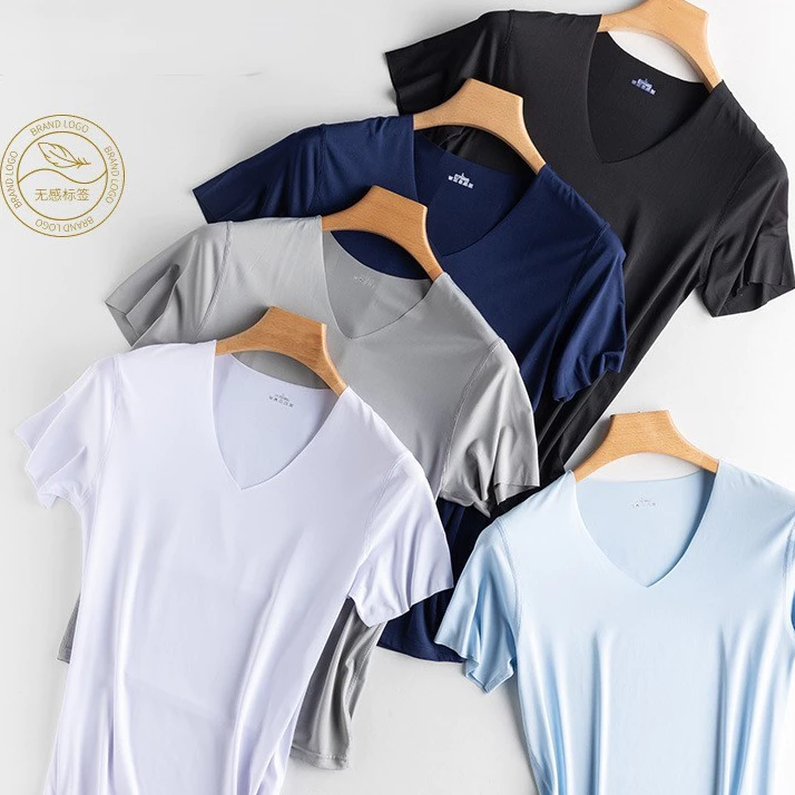 เสื้อกีฬา แขนสั้น ระบายอากาศ ไร้รอยต่อ สําหรับผู้ชาย