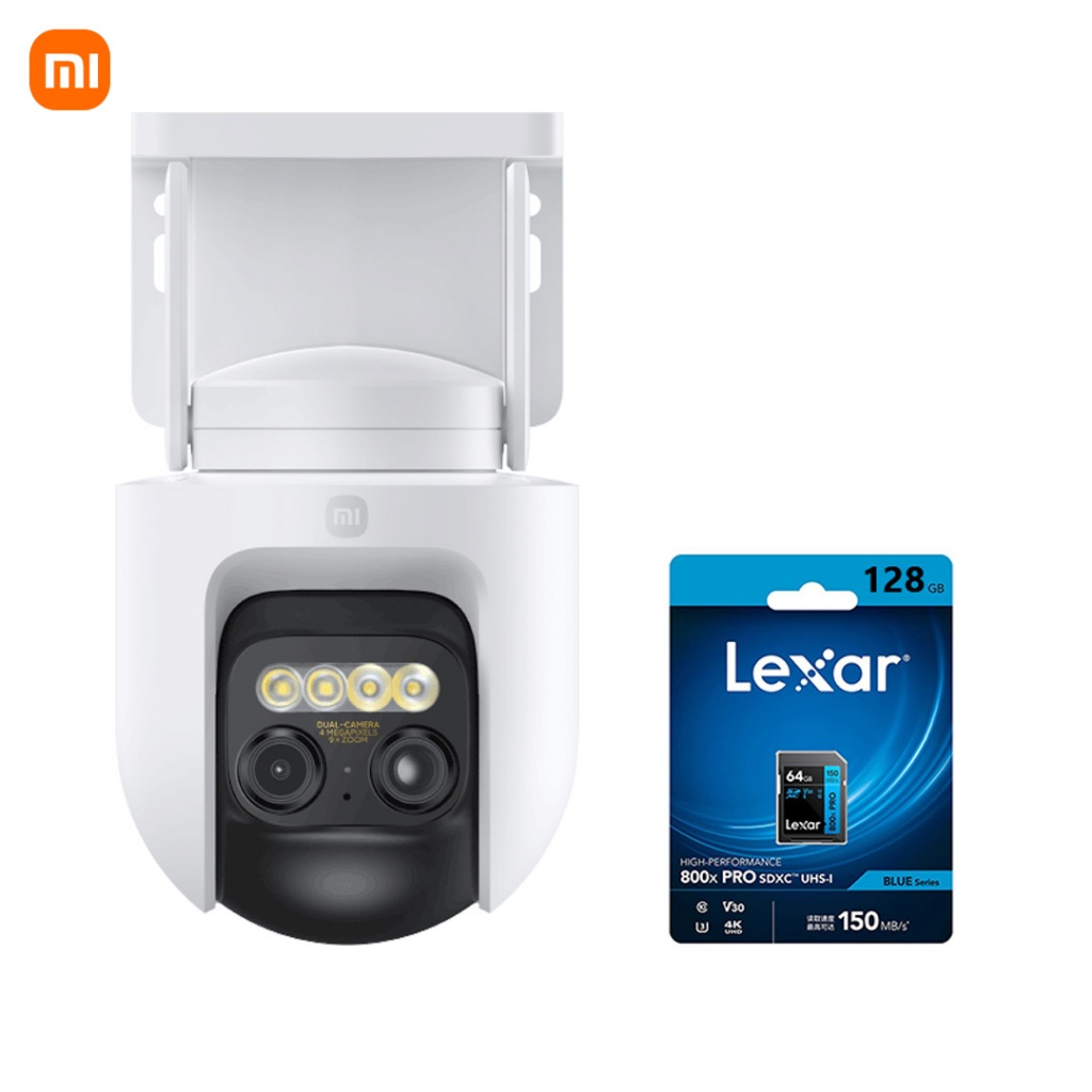 Xiaomi CW700S กล้องกลางแจ้งอัจฉริยะ Dual 4MP กล้อง 9x ซูม Full-Color Night Vision IP66 Weatherproof