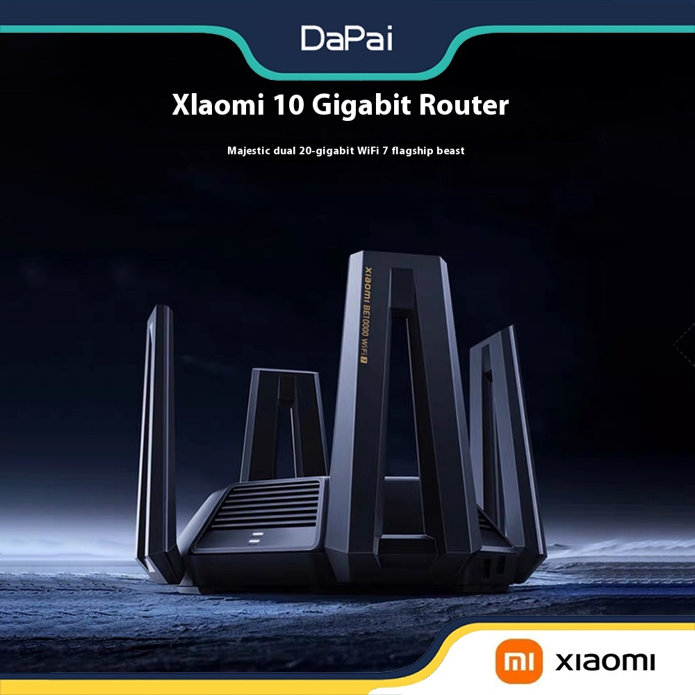 Xiaomi router 10000 XIAOMI 10 Gigabit Router WIFI Tri-band Dual 10G Network Port 2GB RAM Game Acceleration Repeater USB 3.0 Wireless