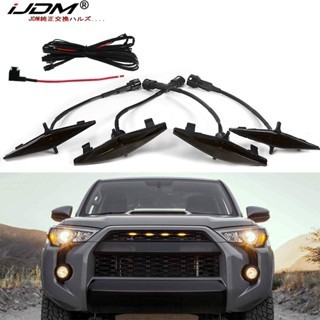 ชุด 4 ชิ้นกระจังหน้าไฟ Led Amber สําหรับ Toyota สําหรับ 4Runner TRD Pro 2014-2021