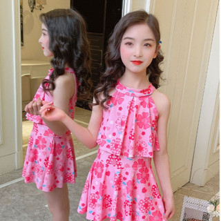 【จัดส่งจากประเทศไทย】เด็ก Summerwear ชุดนางเงือกกางเกงสไตล์เก…