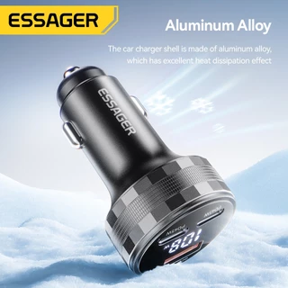 Essager 108W Fast Charging 2 ประเภท C +1 USB-A Car Charger Quick Charge สําหรับ iP Huawei โทรศัพท์มือถือ Charger