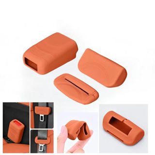 รถที่นั่งเข็มขัดหัวเข็มขัดฝาครอบป้องกันป้องกันรอยขีดข่วนป้อง…