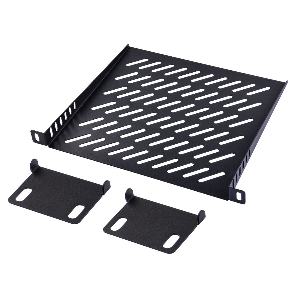 DeskPi RackMate อุปกรณ์เสริมชั้นวางชั้นวาง 10 นิ้ว 0.5U Rack สําหรับตู้เซิร์ฟเวอร์ T0/T1