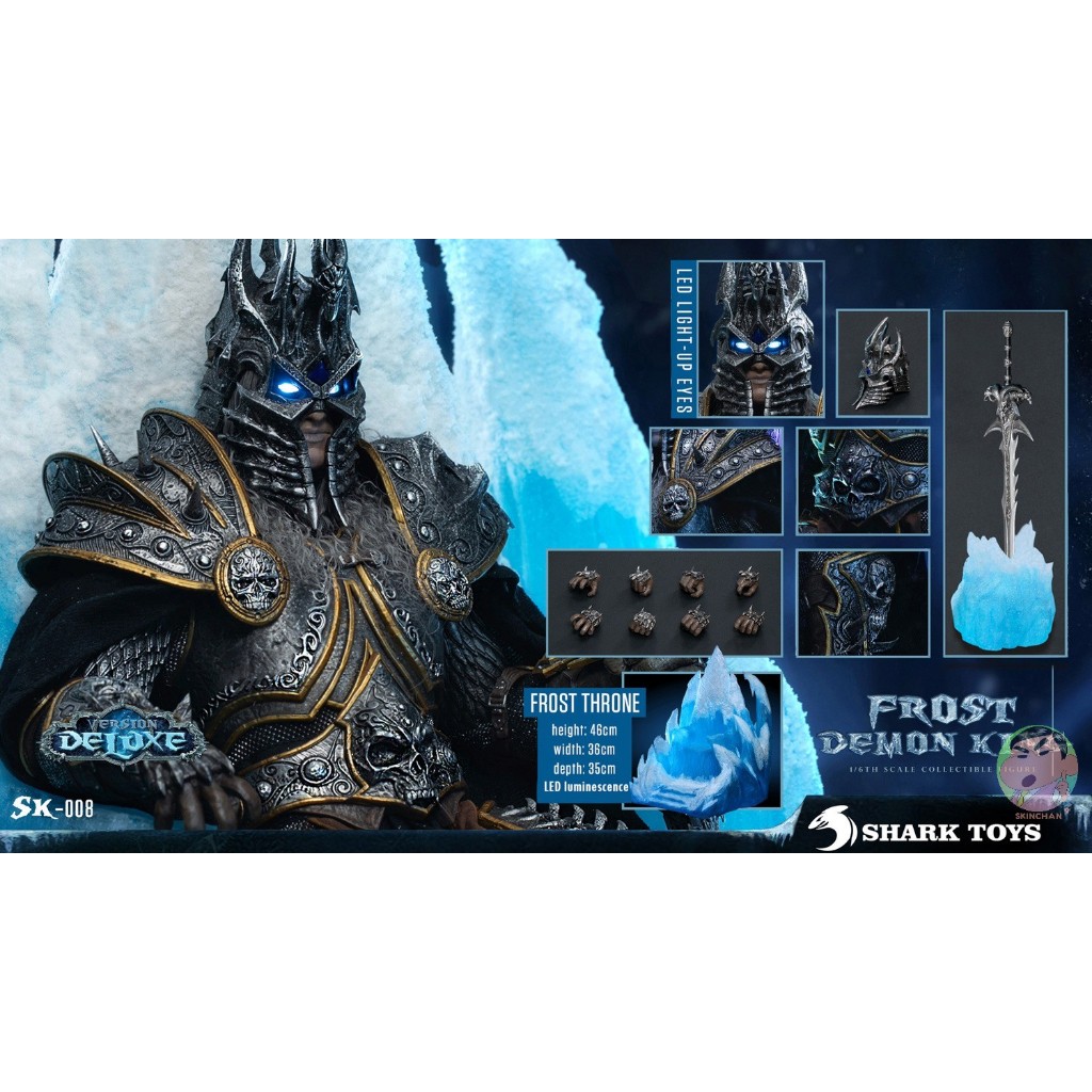 Shark Toys 1/6 SK-007/SK-007 World of Warcraft Lich King Arthas Action Figure