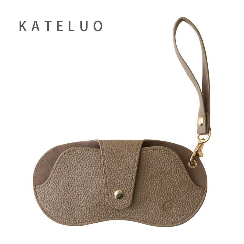 เคสหนังนุ่มสำหรับแว่นตากันแดดน่าพกพา พร้อมคลิปจัดเก็บ สำหรับผู้หญิงและผู้ชาย