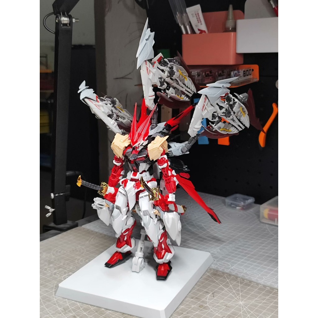 [ฐานโมเดลลุงของ McDonald STUDIO] 1/100 DABAN 8812A MBF-P02 Red Frame Red Dragon suit 3D การพิมพ์ชิ้น