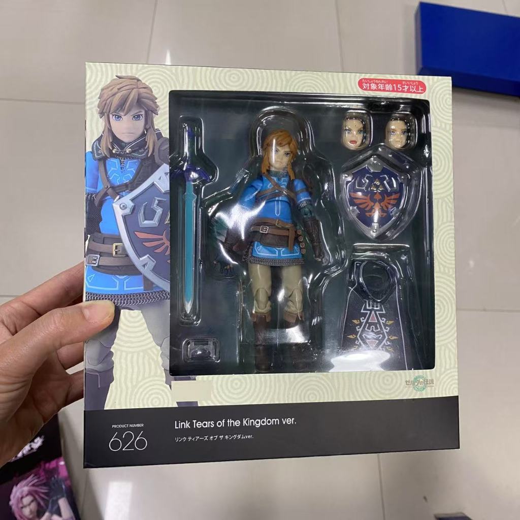 14CM The Legend of Zelda Figma 626 Tears of The Kingdom Link Super PVC Action Figure