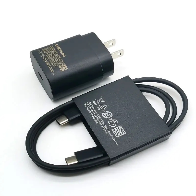 Samsung Galaxy Z Flip Fold 6 5 4 3 2 S25 S24 S23 PD Wall Charger 25W US Super Fast อะแดปเตอร์ชาร์จ