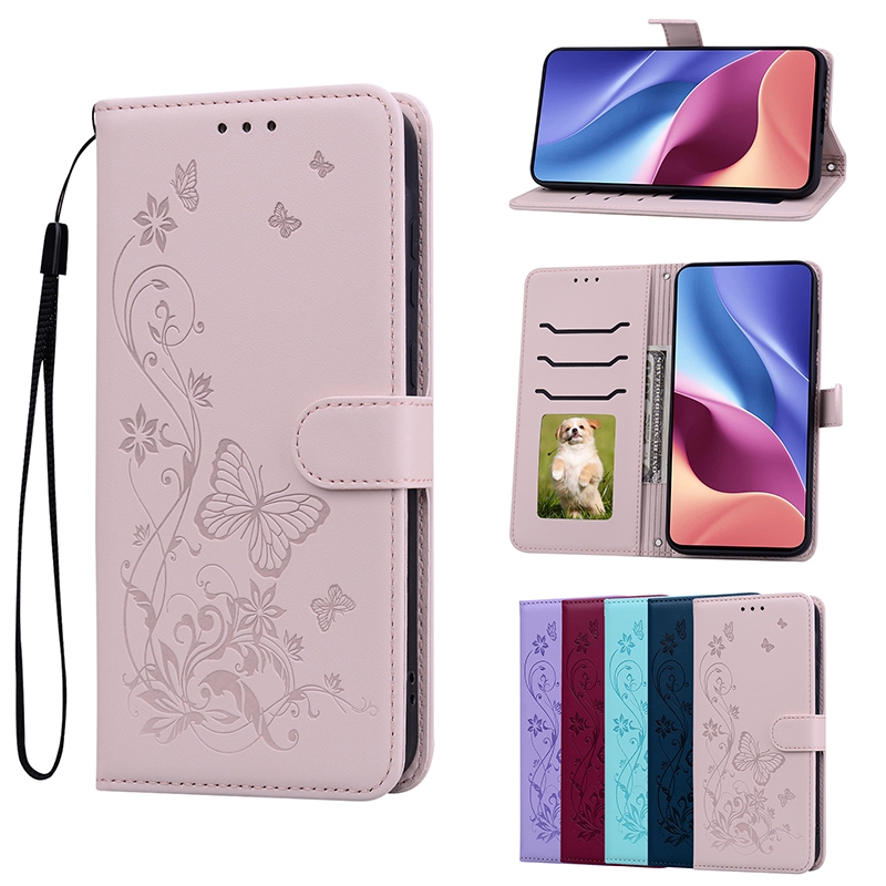 สําหรับVivo V50 V40 V30 Pro Lite V30E Y15S Y15A Y02S Y16 Y56 Y17S Y28 Y29 Y19S Y29S Y04 Y35 Y22 Y22 Y22Sขาตั้งหนังผีเสื้อกรณี