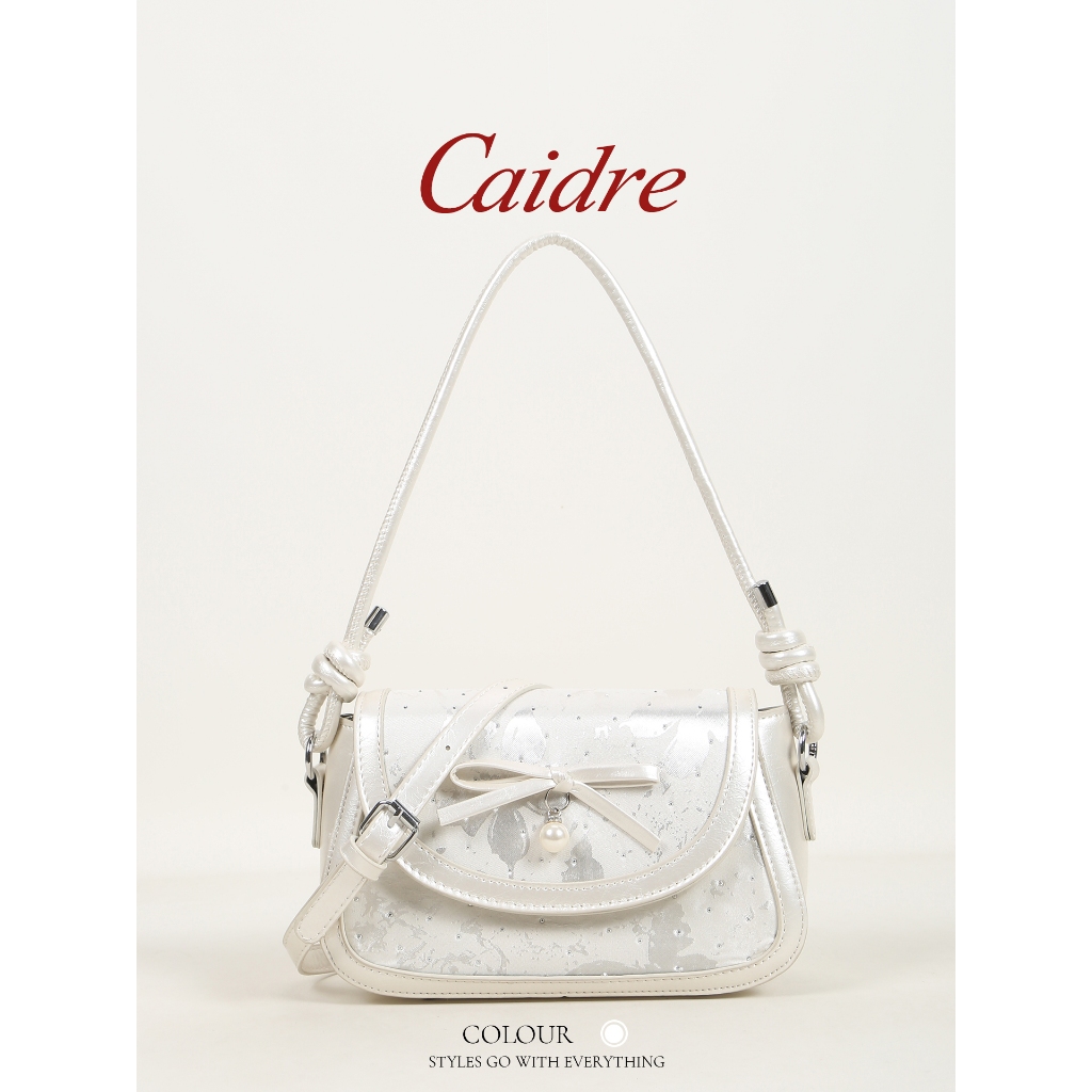 กระเป๋าสะพายข้าง Caidre Bow Shoulder สำหรับผู้หญิง ออกแบบมาเพื่อความสะดวกในการเดินทางและใช้งานประจำวัน