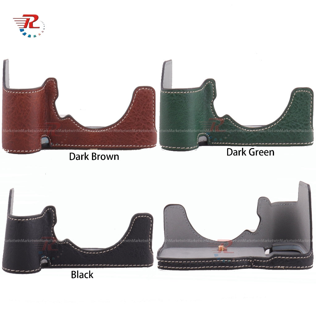 กระเป๋ากล้องหนังครึ่งเคสสําหรับกล้อง Sony A7CII A7C Mark II