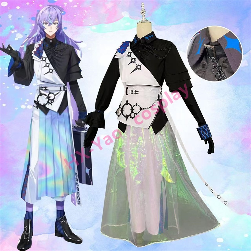 【HX-YAO】Vtuber Hoshirube Sho cosplay Game costumes Nijisanji Hoshirube Sho cosplay Anime costume