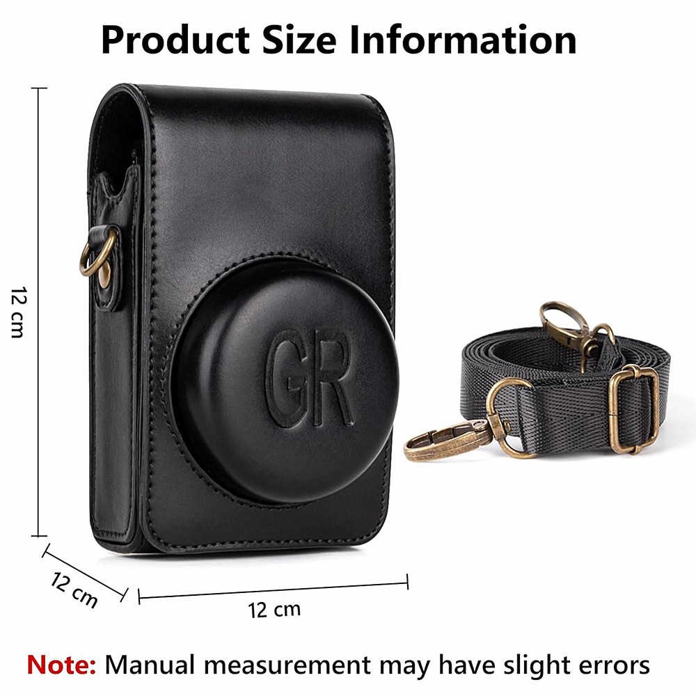 GR4 GR3 GR3X GR2 Retro PU กระเป๋ากล้องหนังสําหรับ Ricoh GR II IIIx IV GRIV GRII GRIII GRIIIx กล้อง ราคา ถูกที่สุด ดีลบีเคเค แกลเลอรีภาพที่ 3