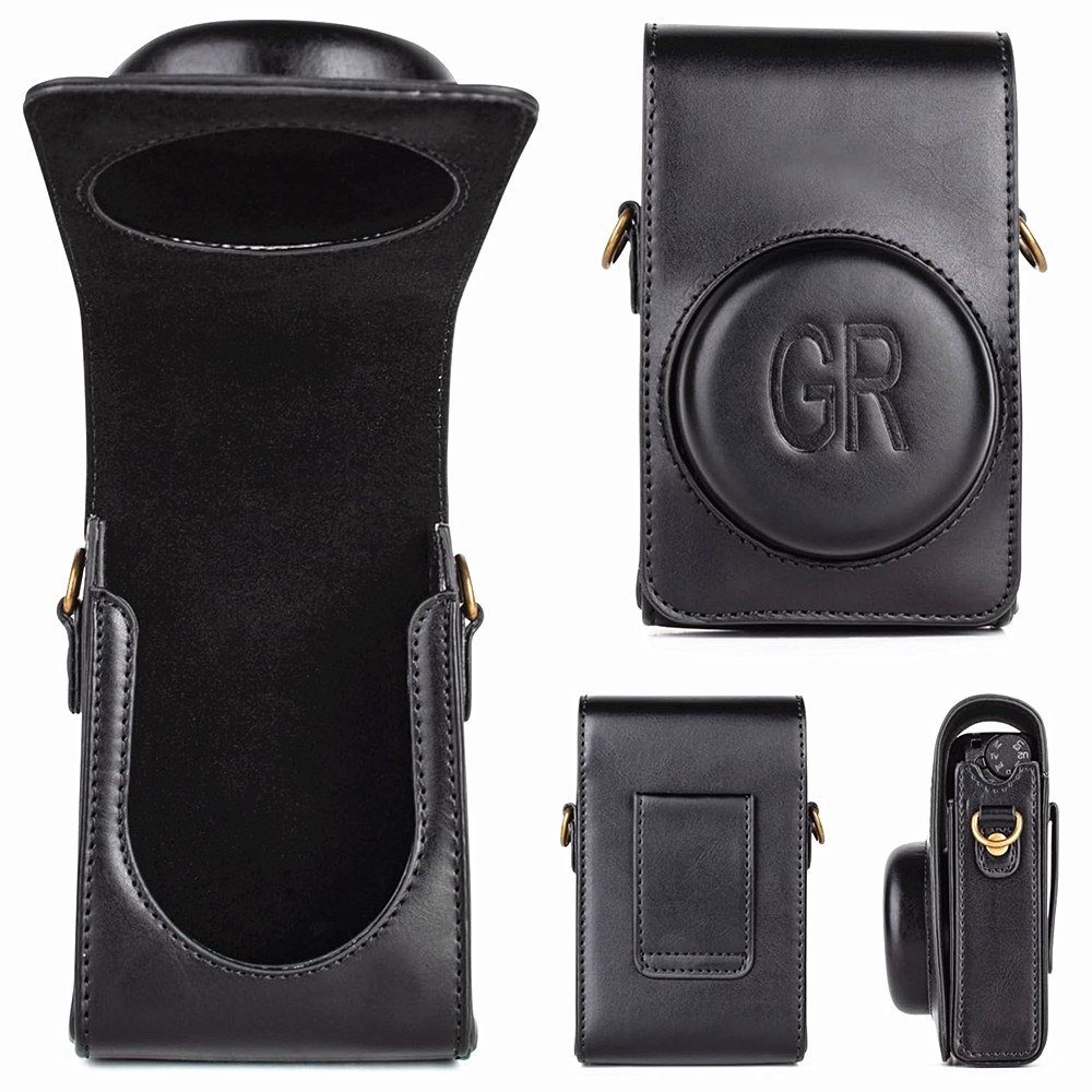 GR4 GR3 GR3X GR2 Retro PU กระเป๋ากล้องหนังสําหรับ Ricoh GR II IIIx IV GRIV GRII GRIII GRIIIx กล้อง ราคา ถูกที่สุด ดีลบีเคเค แกลเลอรีภาพที่ 6
