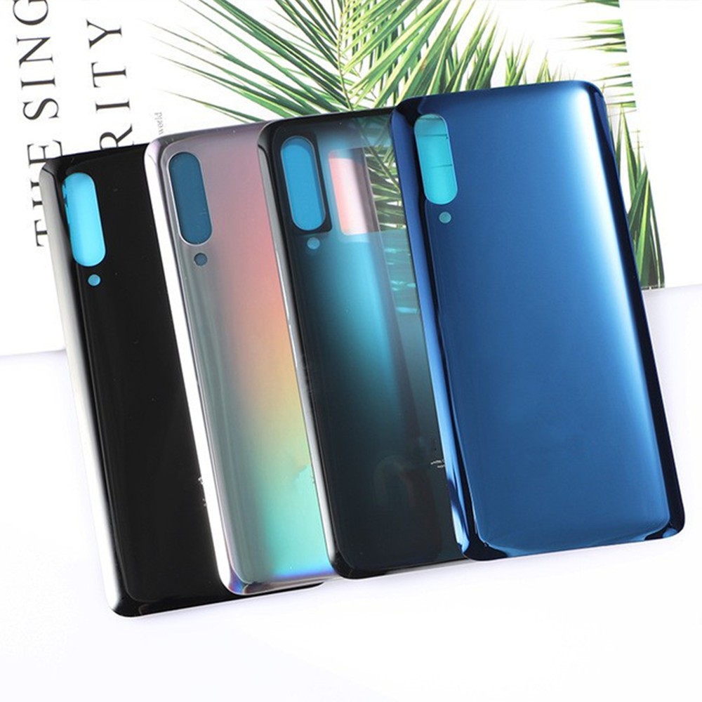สําหรับ Xiaomi Mi 9 Mi9 Explorer ฝาหลังแบตเตอรี่กระจกประตูเปลี่ยนอะไหล่ซ่อม 3M กาว