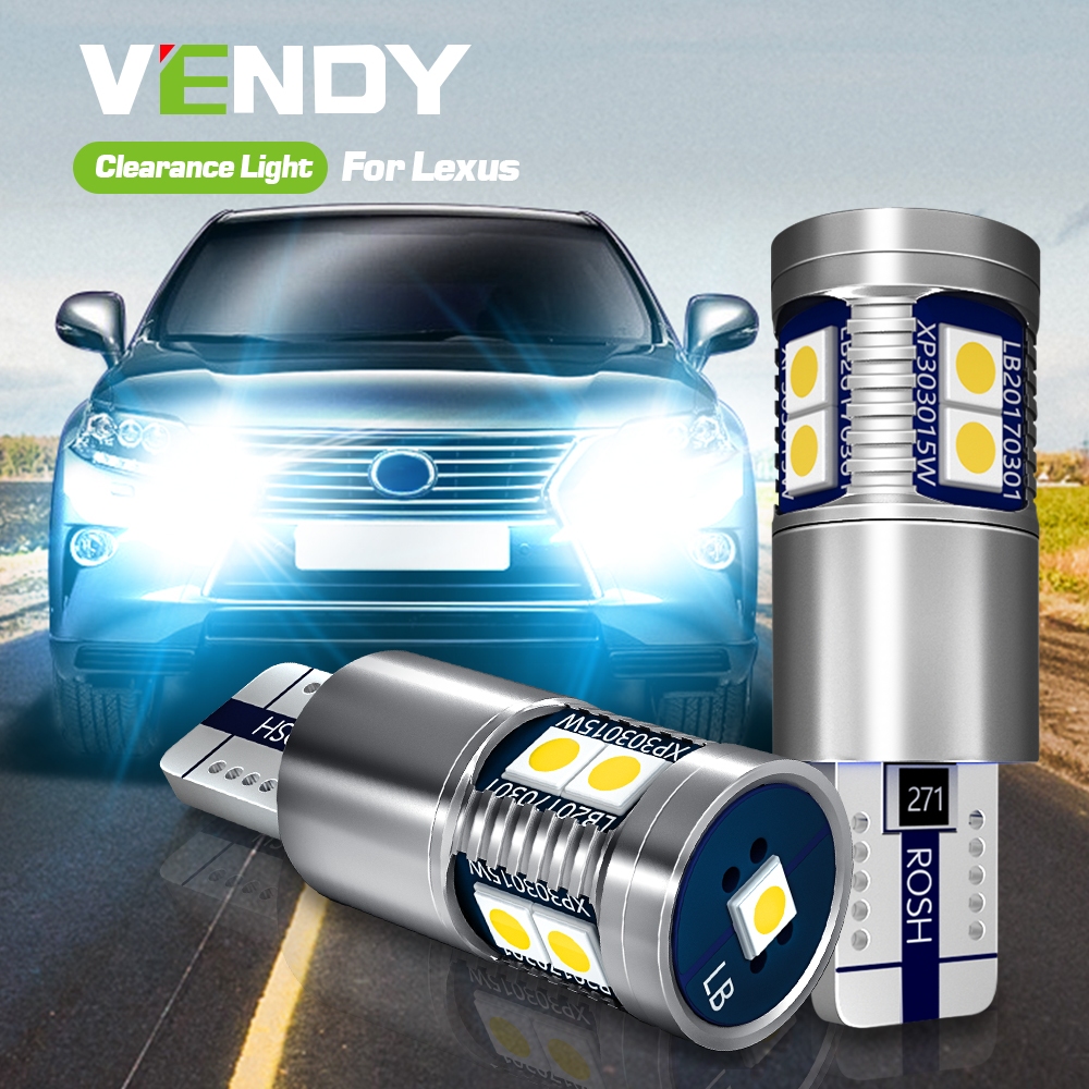 2x ไฟ LED ที่จอดรถ Canbus W5W T10 สําหรับ Lexus ES300 ES330 ES350 GS300 GS430 GS350 GS450H GS460 GX4