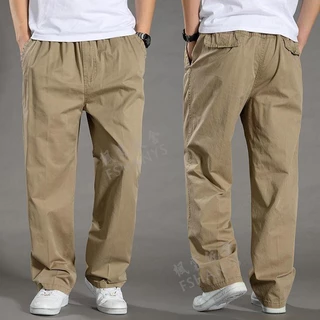 กางเกงขายาวขากว้างทรงหลวมสำหรับผู้ชาย .material. ใส่สบาย และทันสมัย