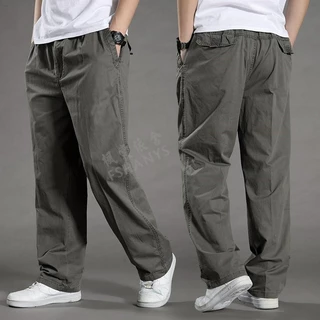 กางเกงขายาวขากว้างทรงหลวมสำหรับผู้ชาย .material. ใส่สบาย และทันสมัย
