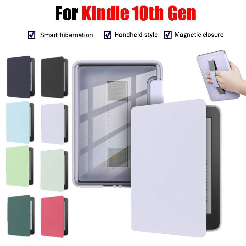 สําหรับ Kindle 10th Gen 6.0J9G29R E-Book อะคริลิคใสหนังสมาร์ท Sleep มือถือ eReader Drop Resistance C