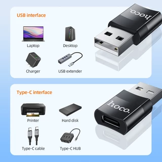 hoco. UA17 2in1 ADAPTER หัวแปลง ตัวแปลง สัญญาณ สายชาร์จ หัวแปลง USB Micro​ Type-c​ iP
