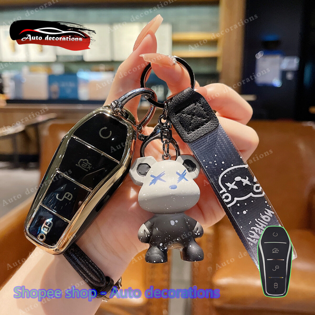 เหมาะสําหรับ BYD ปลาโลมา M6 ฉลาม 6 ฝาครอบกุญแจ selit 6/7 รูปที่ 4