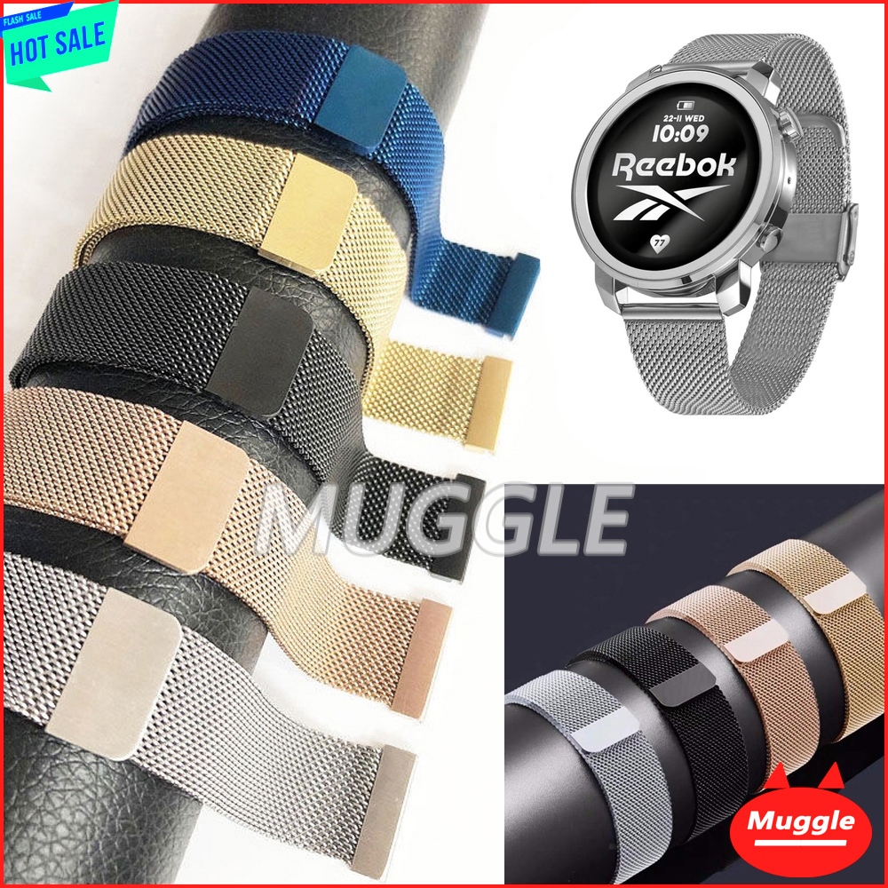 สายนาฬิกา REEBOK Smart watch รุ่น REEBOK CHAMP CMV Chat GPT Metal Milanese สายนาฬิกาแม่เหล็ก REEBOK CHAMP CMV bands Reebok Relay Lite 4.0
