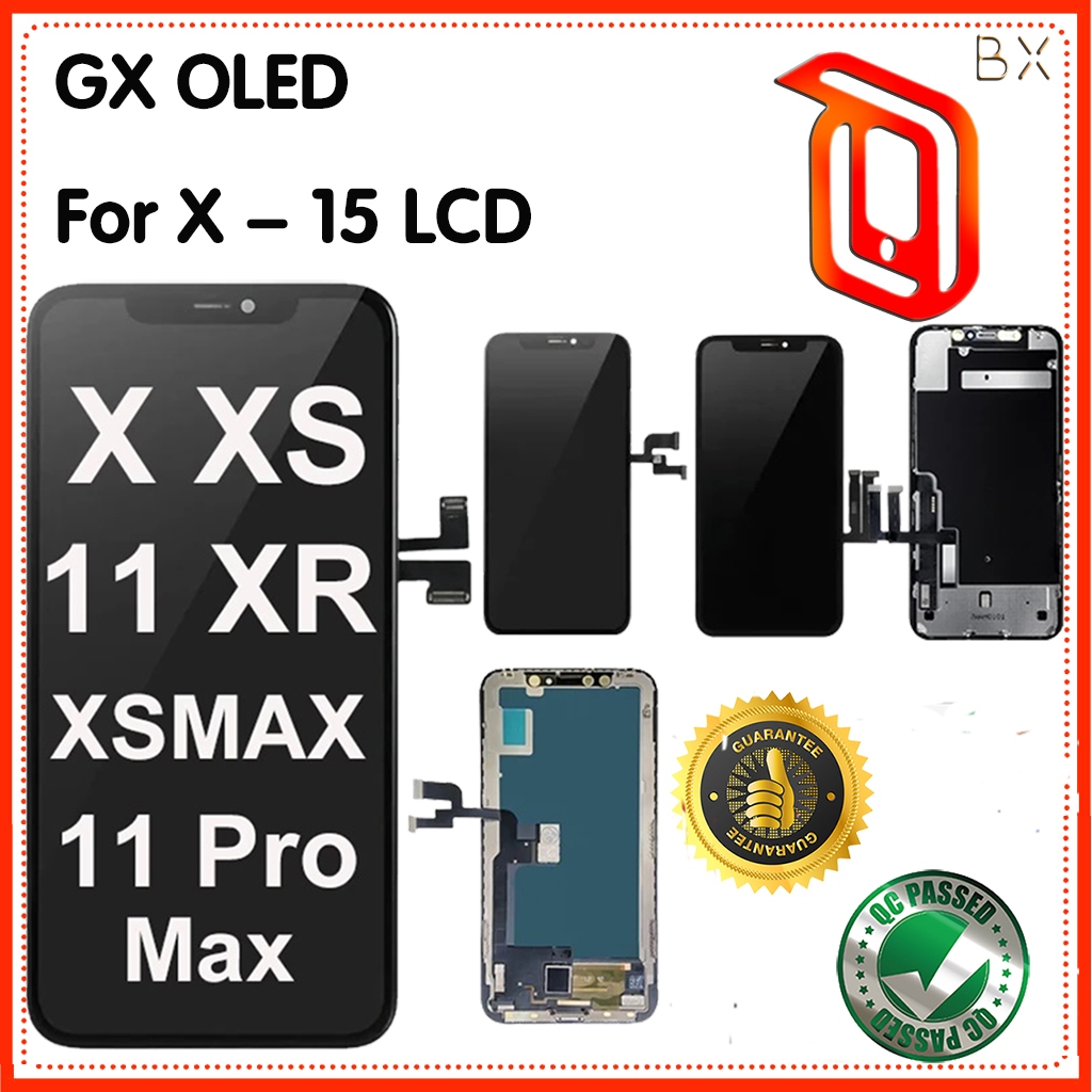 GX OLED หน้าจอ Lcd Digitizer สําหรับ X Xr Xs Xsmax 11 12 Pro MAX 13 14