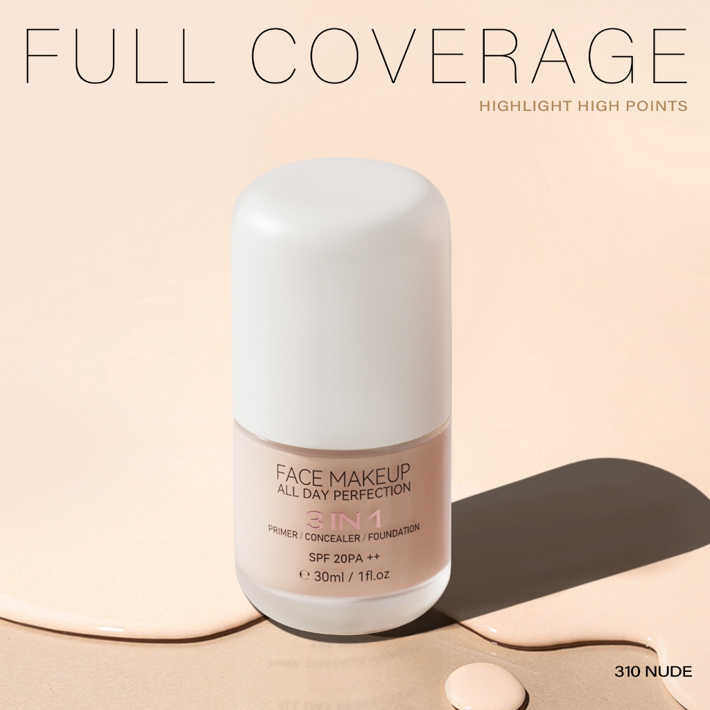 แต่งหน้า 3 in 1 King Fried Base!เมคอัพไพรเมอร์+คอนซีลเลอร์+รองพื้น