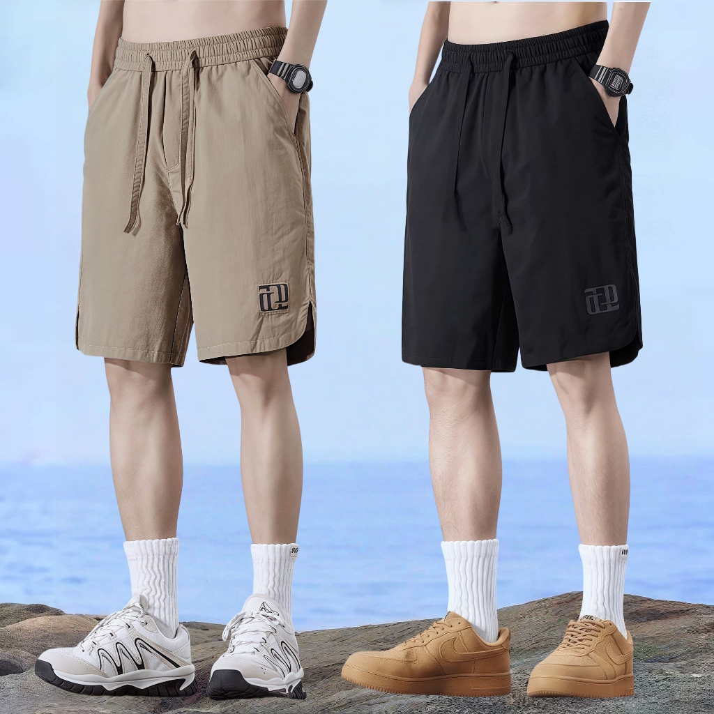 กางเกงขาสั้นผู้ชายกางเกงคาร์โก้ผู้ชาย ทรงหลวม ทรงตรง แฟชั่นสําหรับผู้ชาย สไตล์เกาหลี กางเกงทรงลุง แฟชั่นฤดูร้อน vintage M-5XL