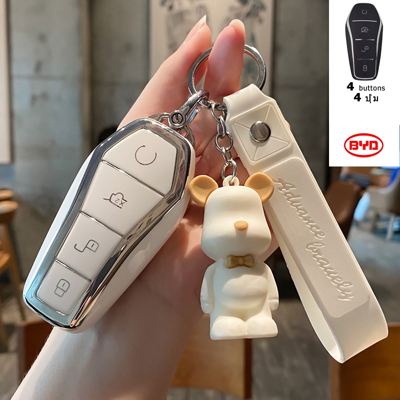 เคสกุญแจรถ BYD M6 Dolphin Sealion6 Sealion7 Atto3 Seal Shark Sealion5 Atto2 พวงกุญแจรถ สวยงาม - รูปที่ 7