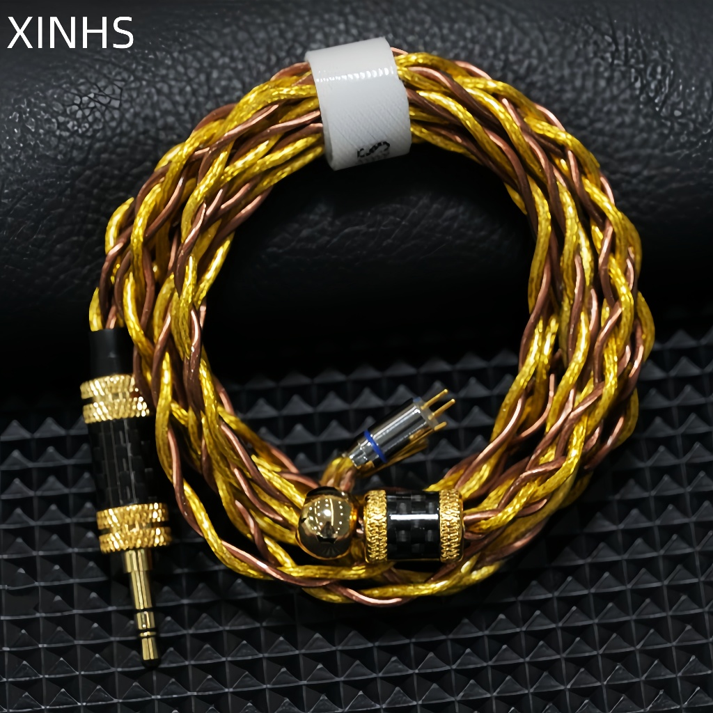 XINHS 4เส้นของความบริสุทธิ์สูงทองแดงคริสตัลเดียวทองและเงินทองแดงผสมลวดอัพเกรด