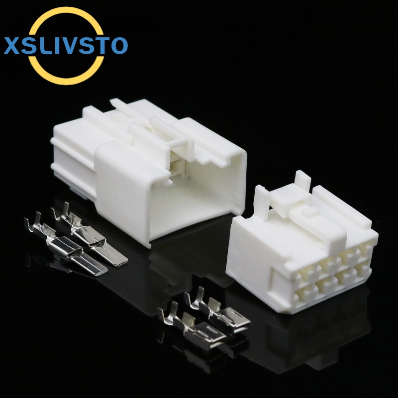 1 ชุด 8pin ยานยนต์ไฟฟ้าพลาสติกยาสายไฟหญิง connector พร้อม terianls 90980-11852 DJ7084Y-4.8-11/21 G17