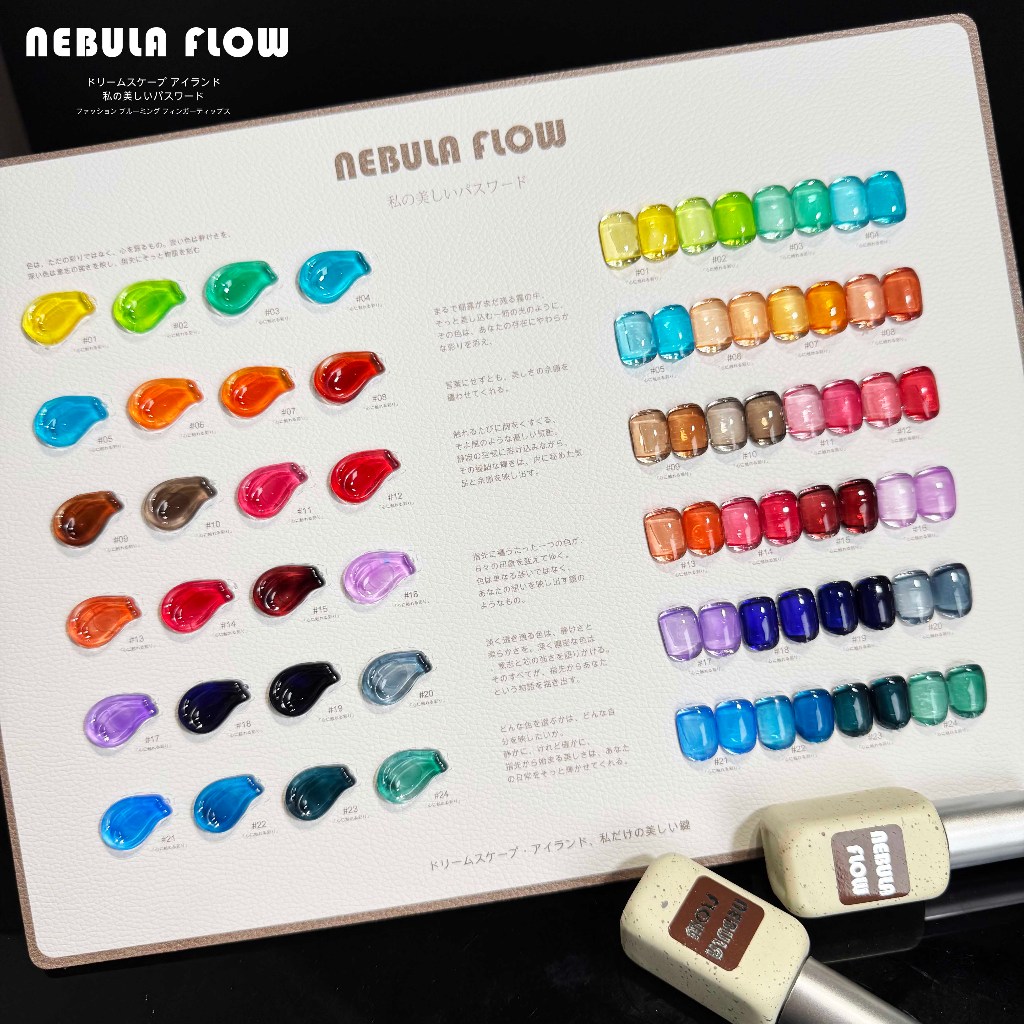 ✨พร้อมส่ง🇹🇭✨สีเจลไซรัป NebulaFlow เบอร์ 1-24｜ สีลูกกวาด  เนื้อสวยละมุนค่ะ  แถม ชาร์ทสี ยาทาเล็บเจล    ต้องอบ ส่งไว (แถม ชาร์ทสี ทามาให้แล้ว) ไม่บางจนเกินไปทาง่ายและสวยมากค่ะ NF-020