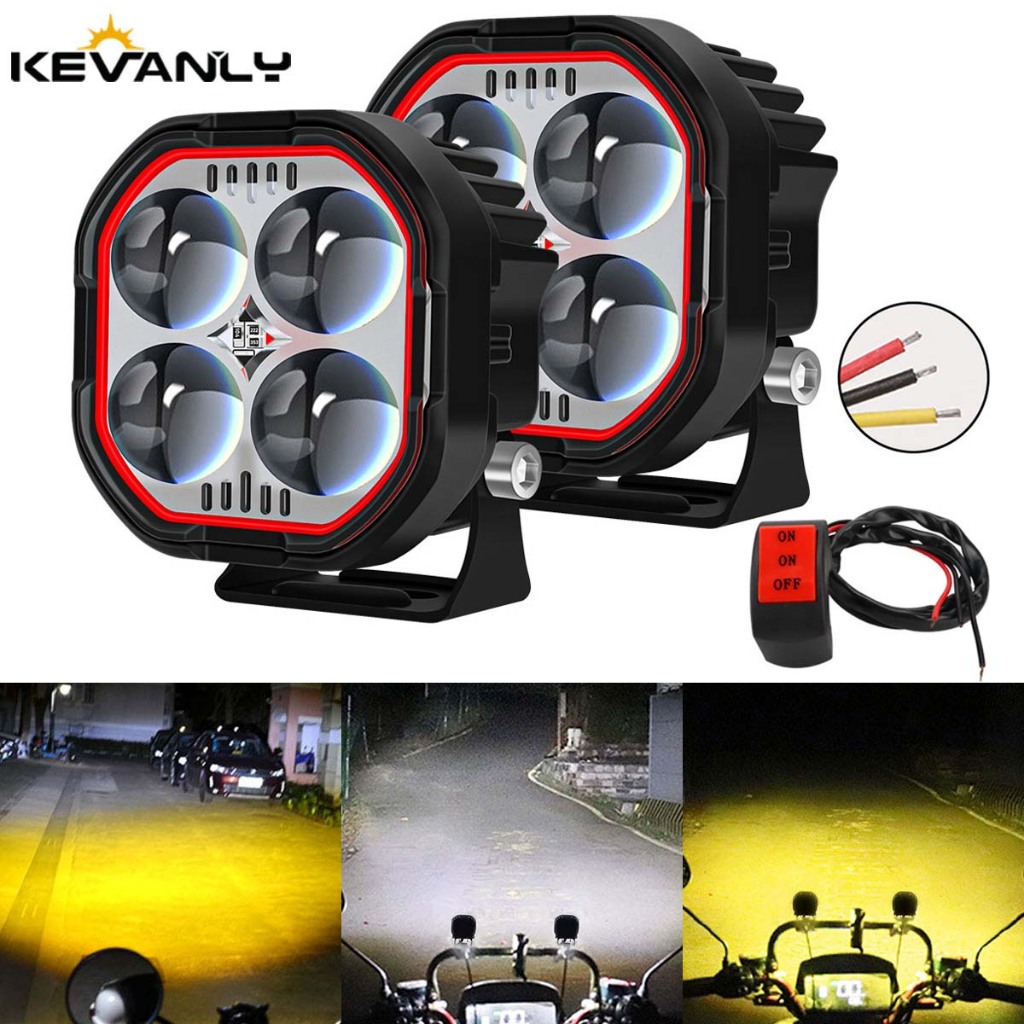 ไฟ LED ทํางาน 2 นิ้วรถจักรยานยนต์ LED 30w ไฟหน้า Super Bright Spotlight Dual โปรเจคเตอร์ขับรถโคมไฟทํางานสําหรับรถบรรทุก Offroad ATV