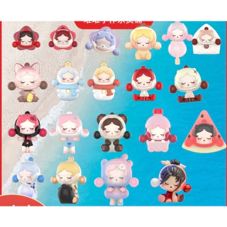 SP Series Pop Bean popmart Popbean skullpanda ชุดนอนชุดตุ๊กตาคอลเลกชันทั้งหมดมินิตุ๊กตาของขวัญ
