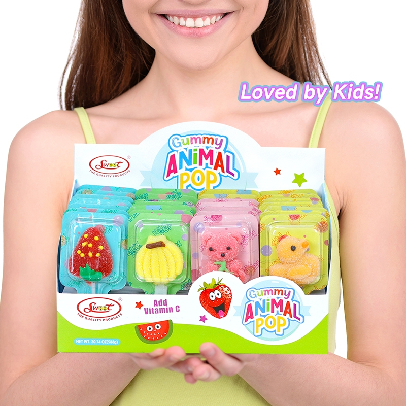 SWOOT ลูกอมนุ่มรูปสัตว์ 28pcs Chewly gummy | ขนม+วิตามินC | ไม่ติดฟันของเด็กๆ | ลูกอม TikTok