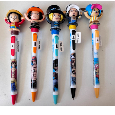 รุ่นใหม่ญี่ปุ่น SAKAMOTO One Piece One Piece Limited Fun Doll Face-Chang ปากกาลูกลื่น Luffy Chopper