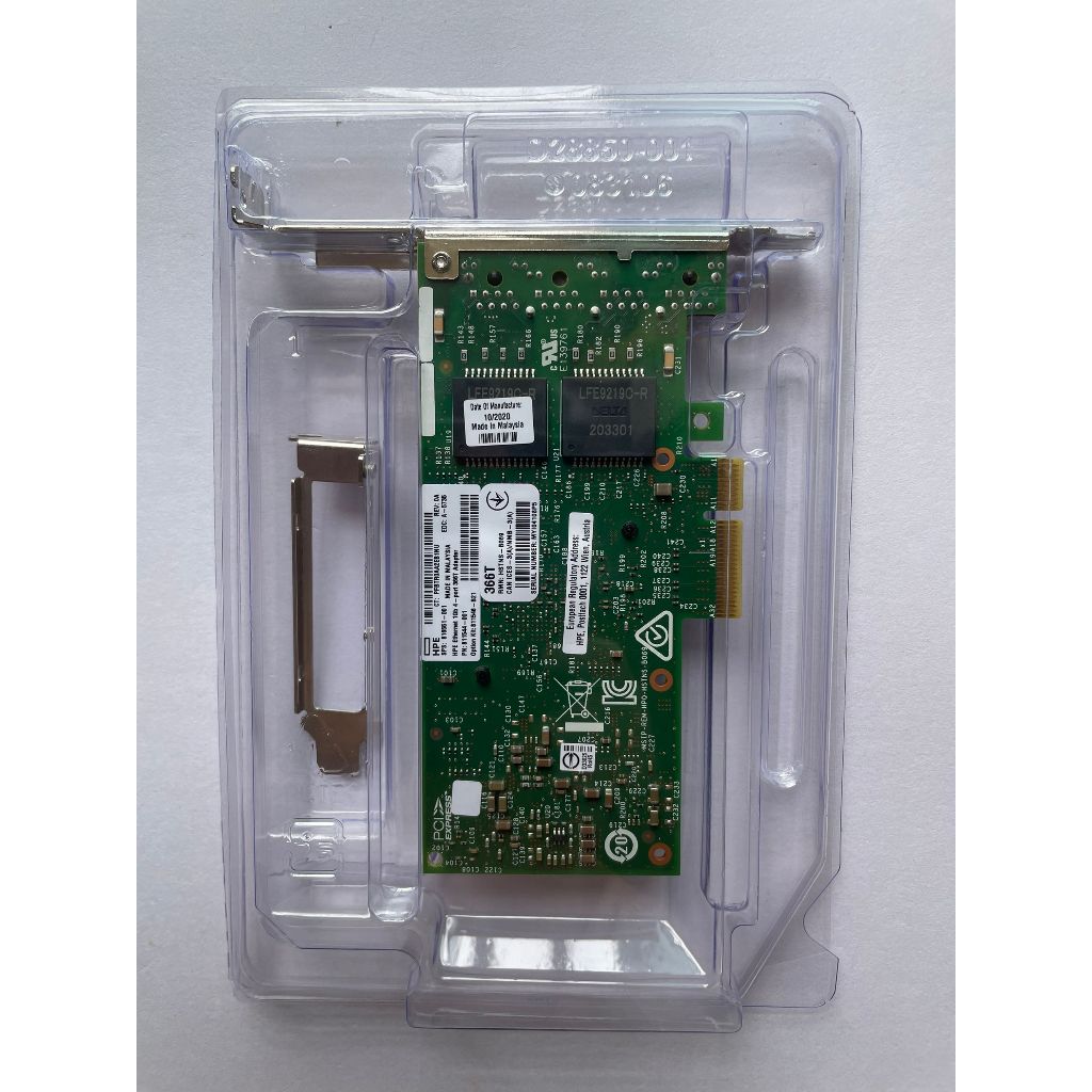 [สต๊อกพร้อม] Intel i350t4v2 สไตล์เดียวกัน HP366T Intel i350am4 ชิปหลักสี่พอร์ต 1G การ์ดเครือข่าย Int